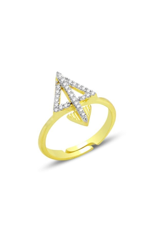 Arrowhead Silver Gold Ring