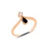 Beloved Multicolored Silver Gold Adjustable Ring