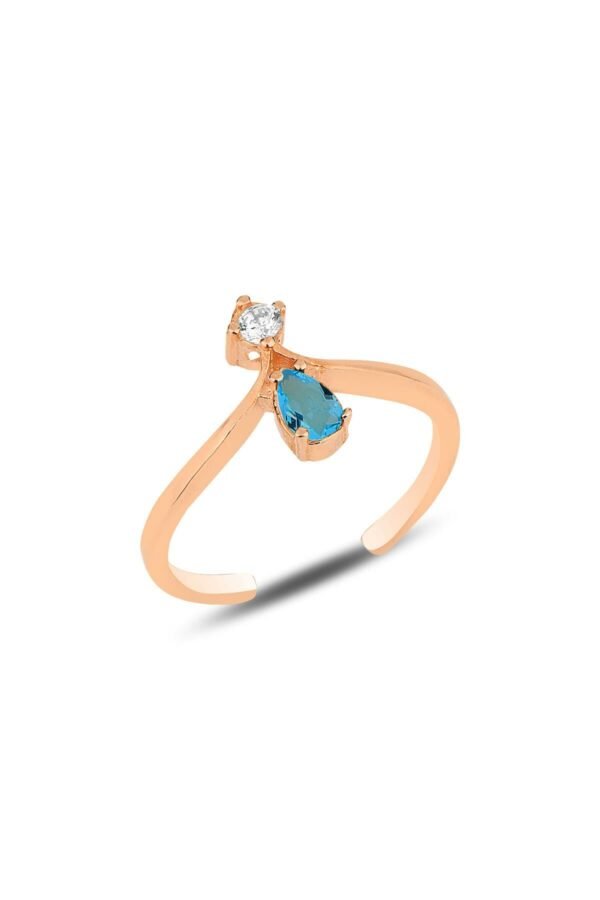 Beloved Multicolored Silver Gold Adjustable Ring