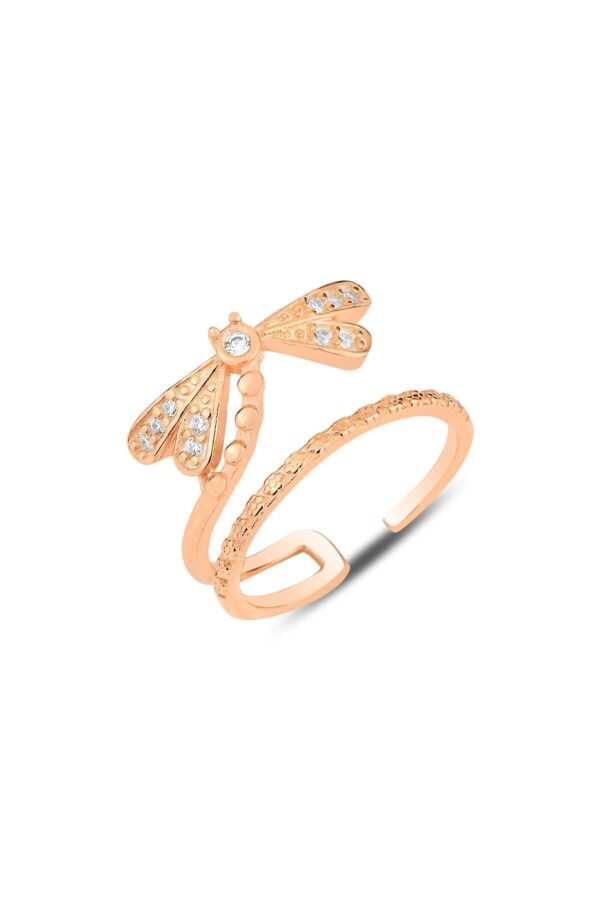 The Butterfly Silver Adjustable Rings