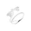 The Butterfly Silver Adjustable Rings