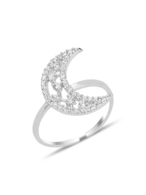 The Moonbeam Silver Adjustable Rings