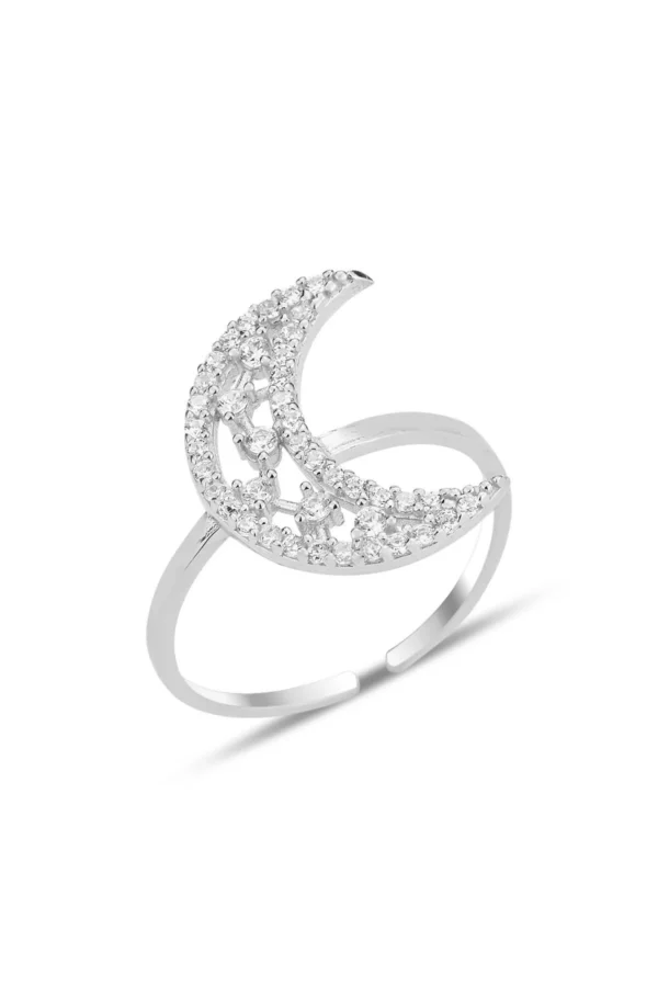 The Moonbeam Silver Adjustable Rings