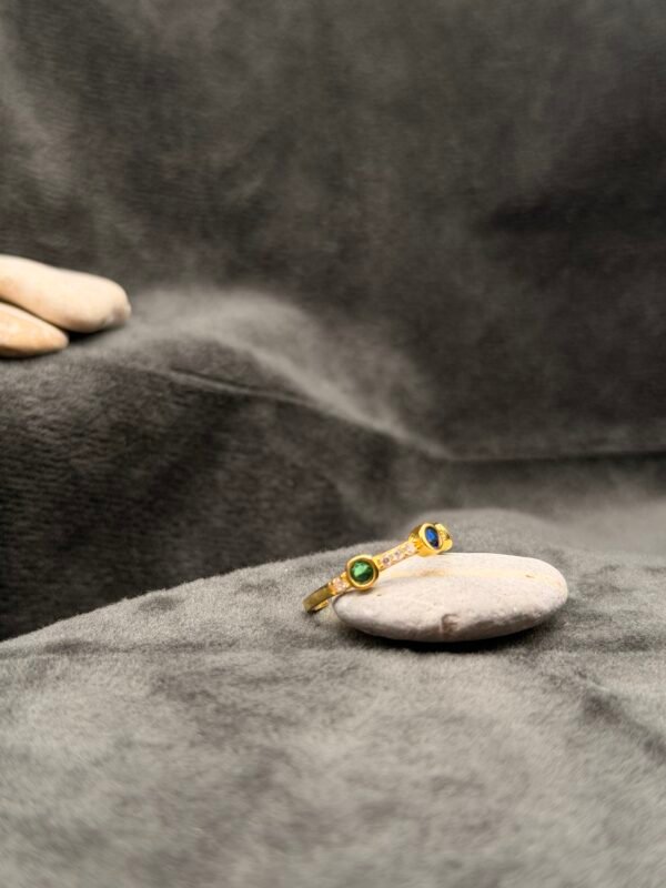 Colorful 925 Silver Ring