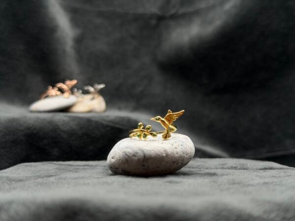 Adjustable Bird Design 925 Sterling Silver Ring