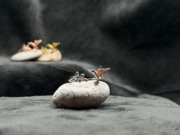 Adjustable Bird Design 925 Sterling Silver Ring